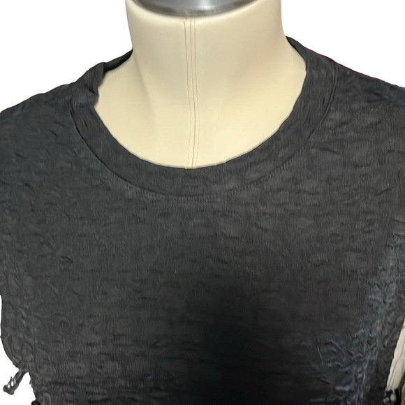 Adore NWT blouse dressy classy black and white sweater type style - Picture 2 of 8